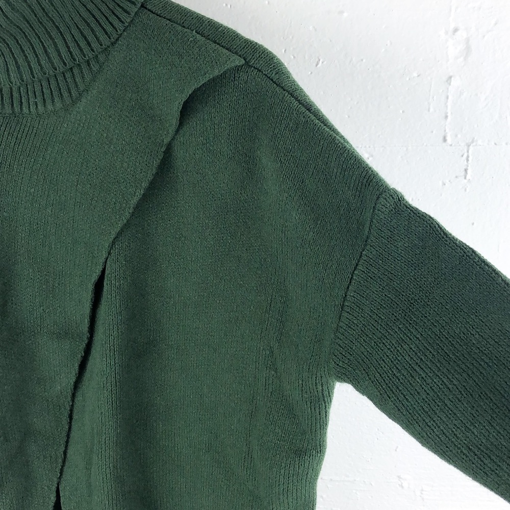 Turtleneck Sweater Open Tunic / Duster - image 5